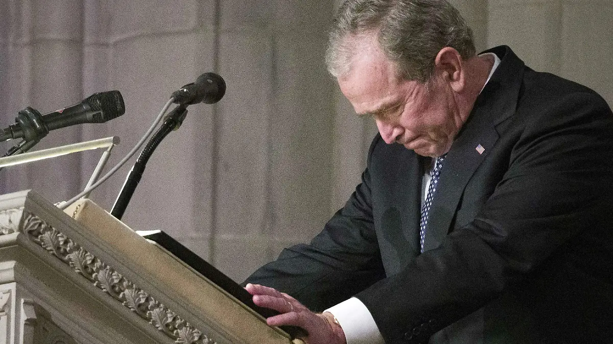 george bush funeral afp