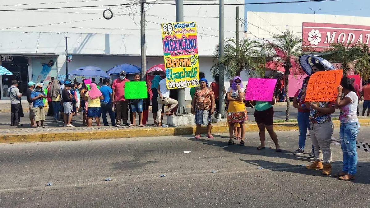 bloqueo comerciantes