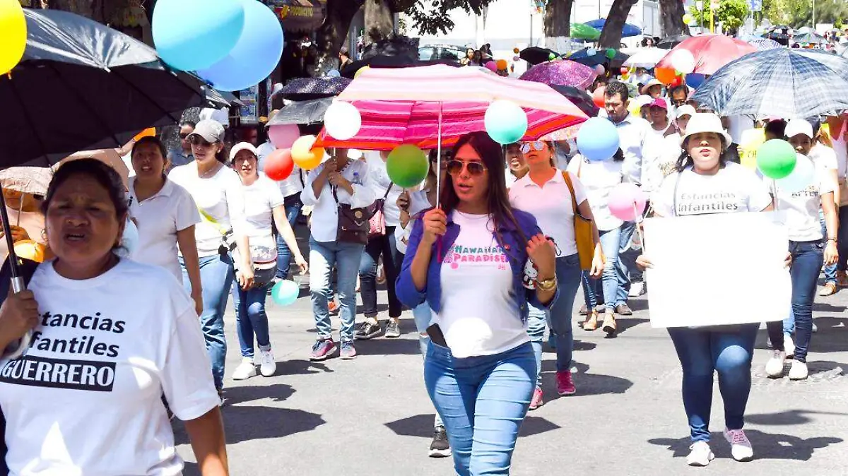 marcha estancias infantiles chilpancingo