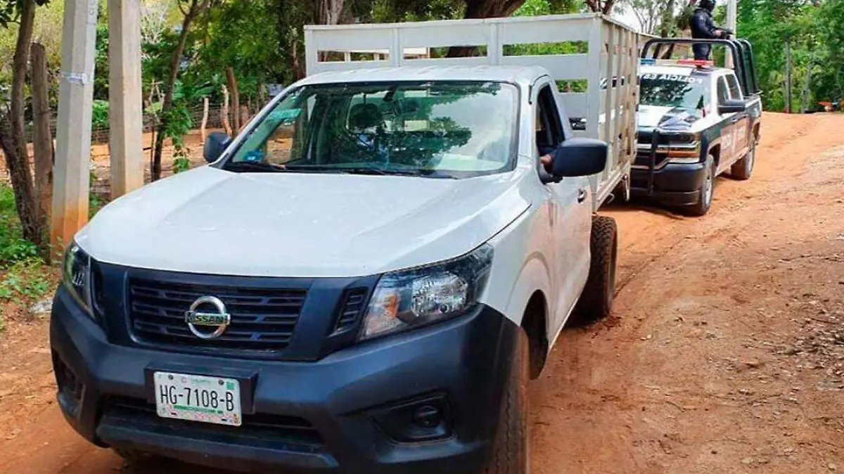 aseguramiento camioneta