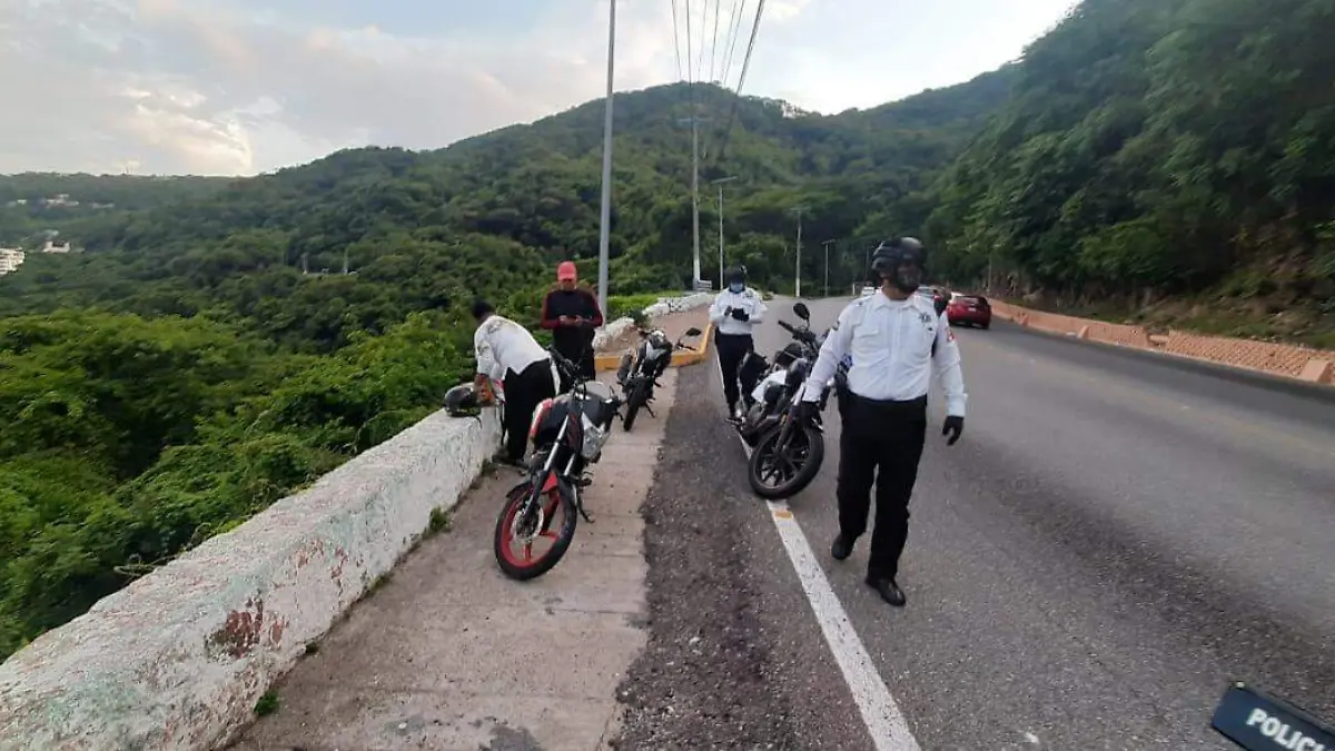 motociclista lesionado
