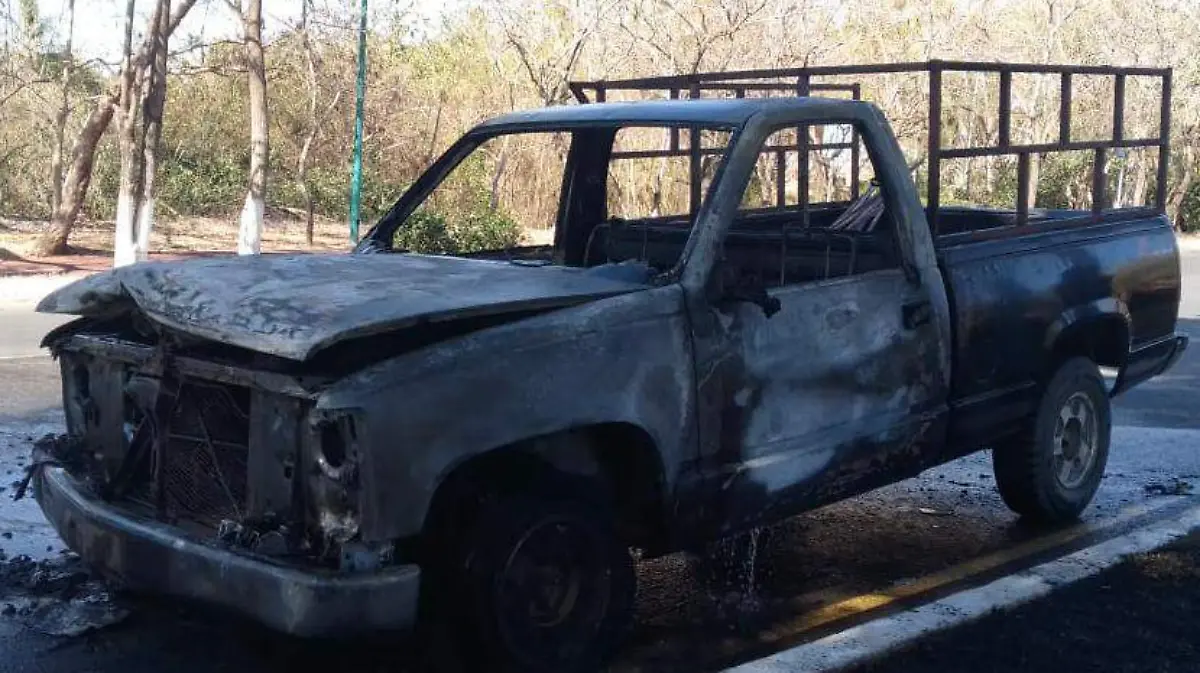 incendio camioneta