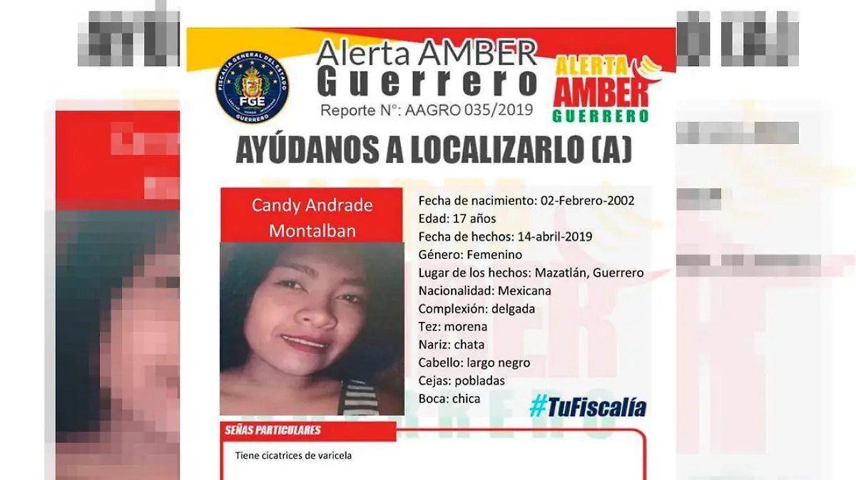 alerta amber mazatlan