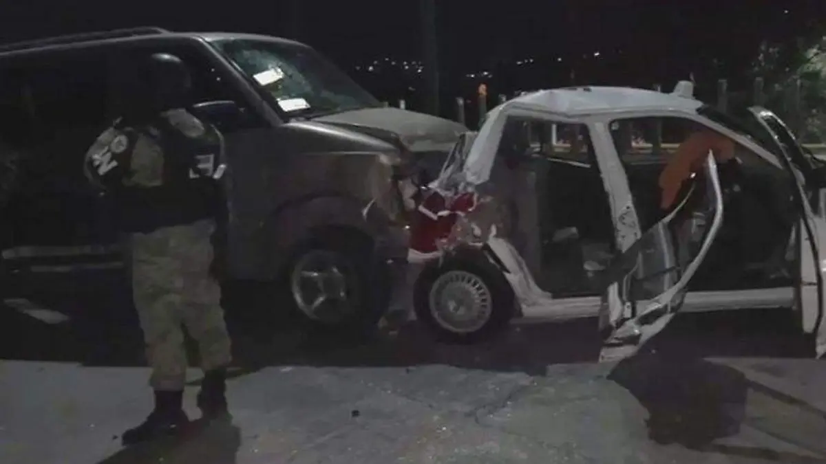 Accidente bulevar Vicente Guerrero
