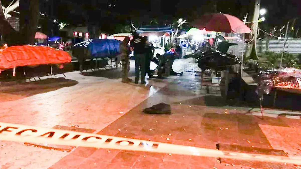 herido en zocalo