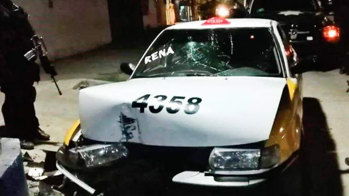 aseguran taxi colectivo