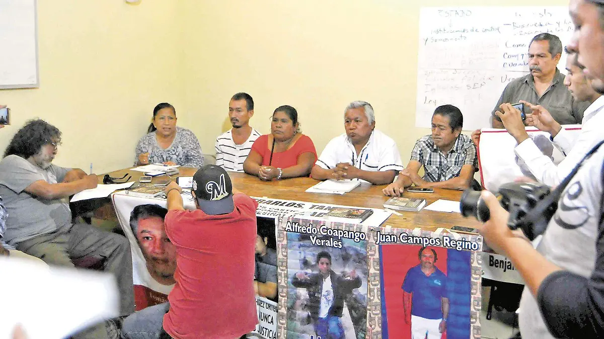 Familiares de desaparecidos