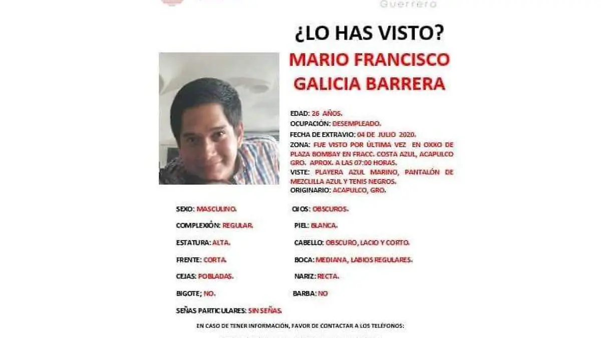 Desaparecido Acapulco