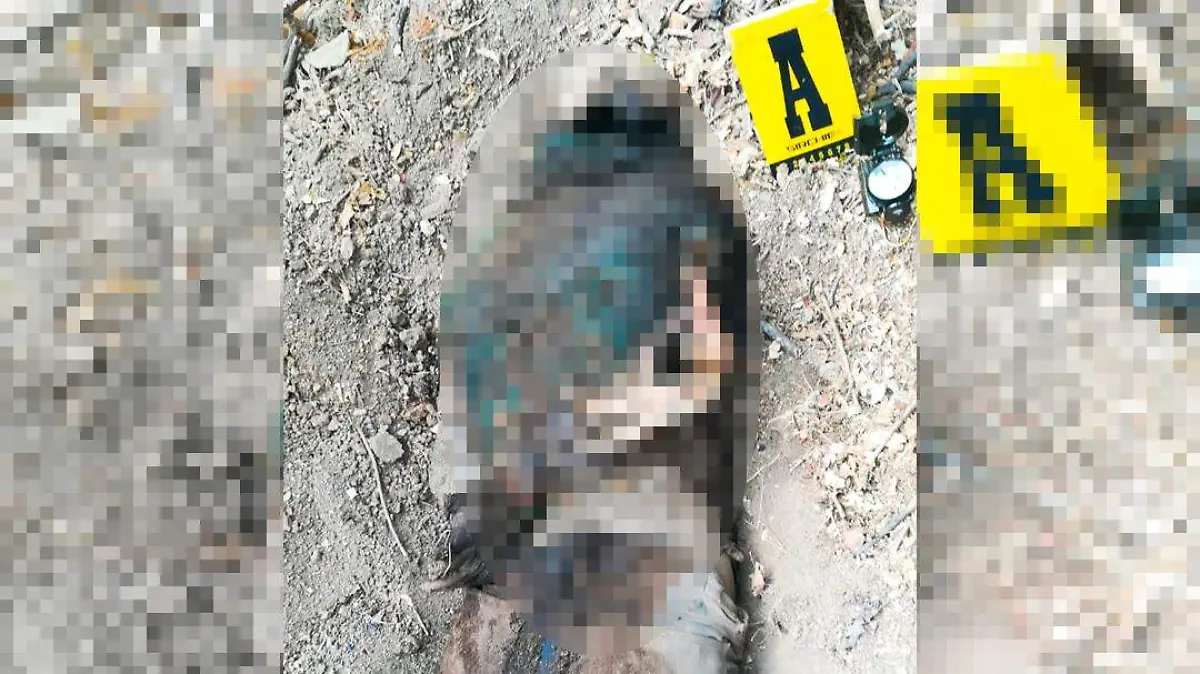 cadaver fosa clandestina