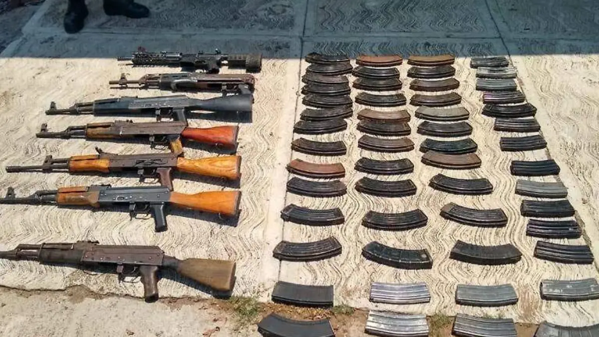 Armas aseguradas tierra caliente