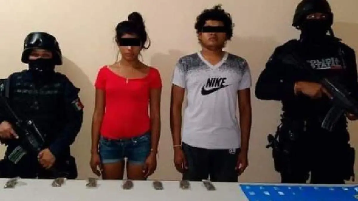 Detenidos droga acapulco