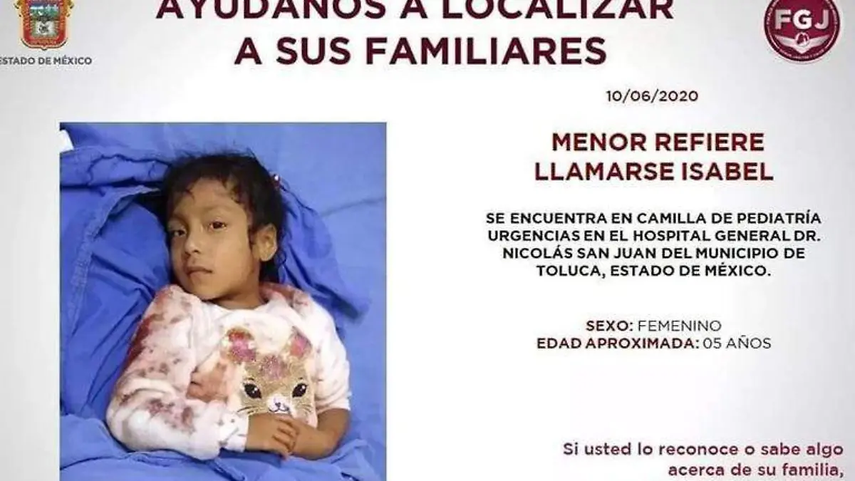 Niña accidente