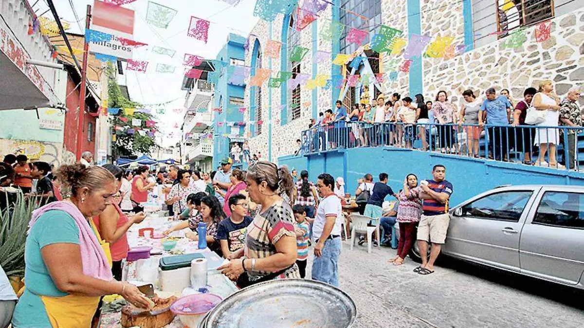 Festejo en la Iglesia del Carmen