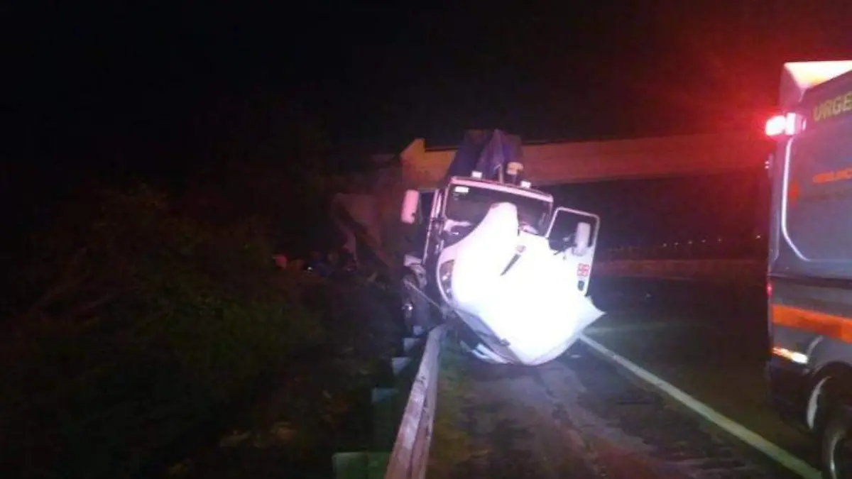 Accidente autopista dle sol