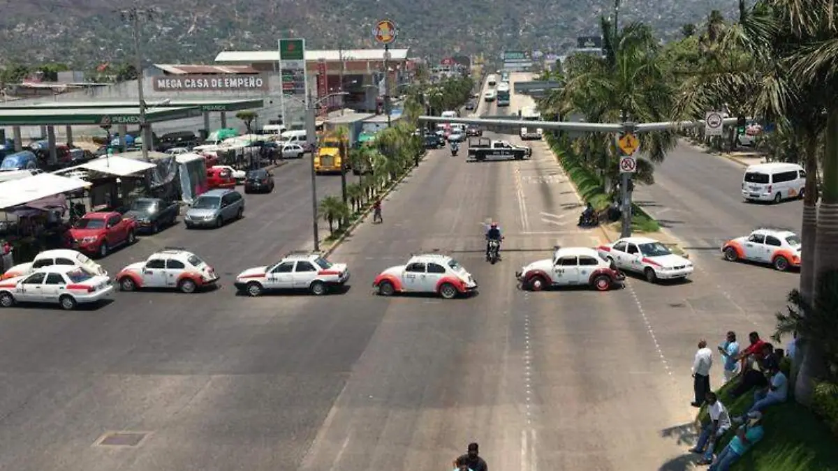 Bloqueo bulevar vicente guerrero
