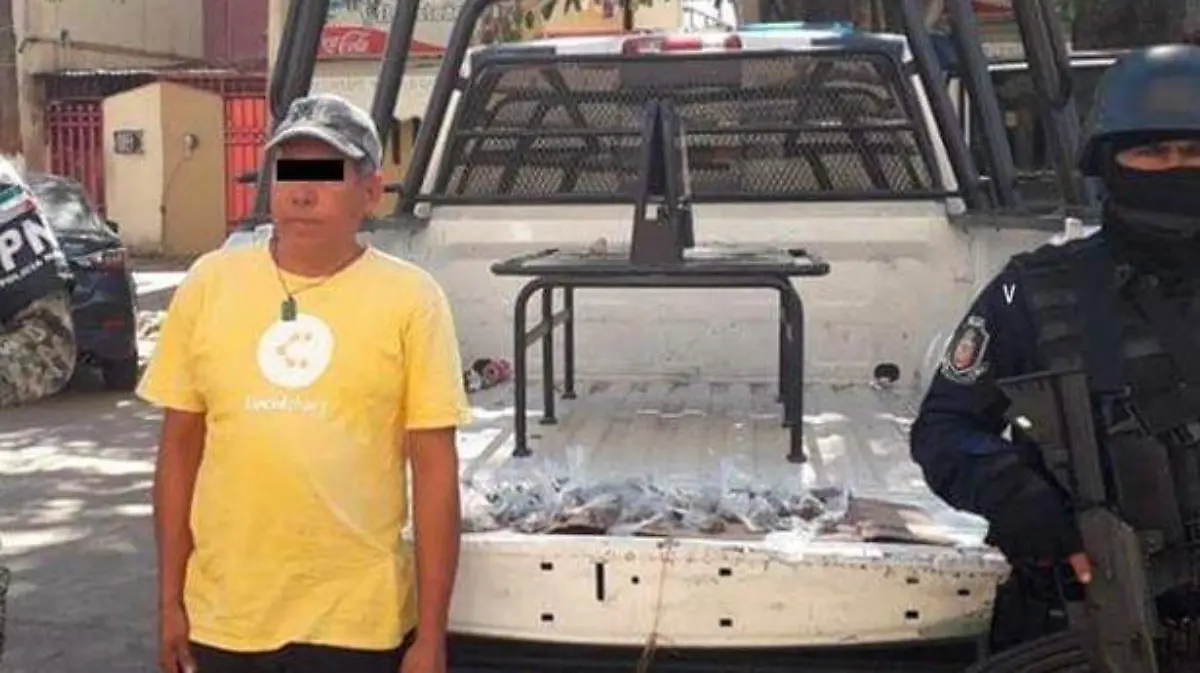 Detenido en caleta por posesión de marihuana