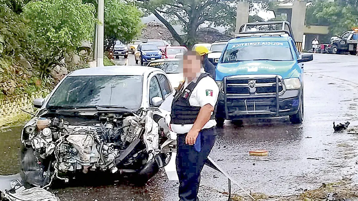 Accidente en la escenica