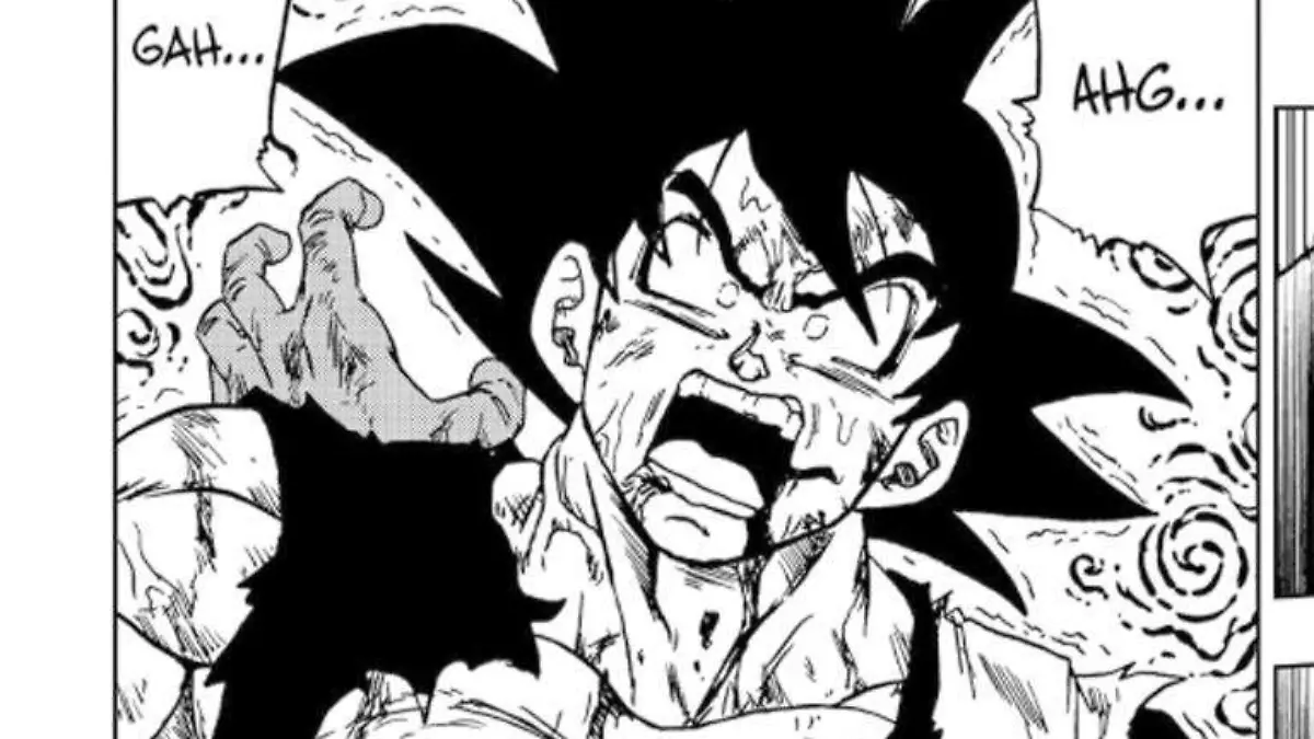 Goku herido de muerte
