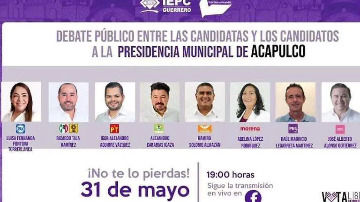 Debate candidatos Acapulco