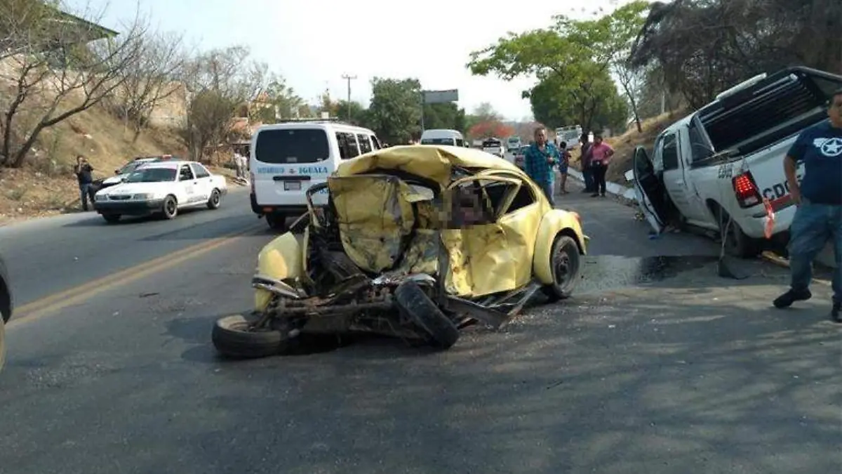 Accidente vocho 
