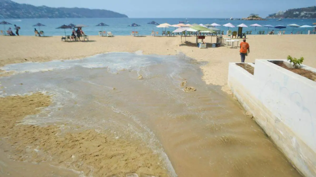 descargas de aguas playas