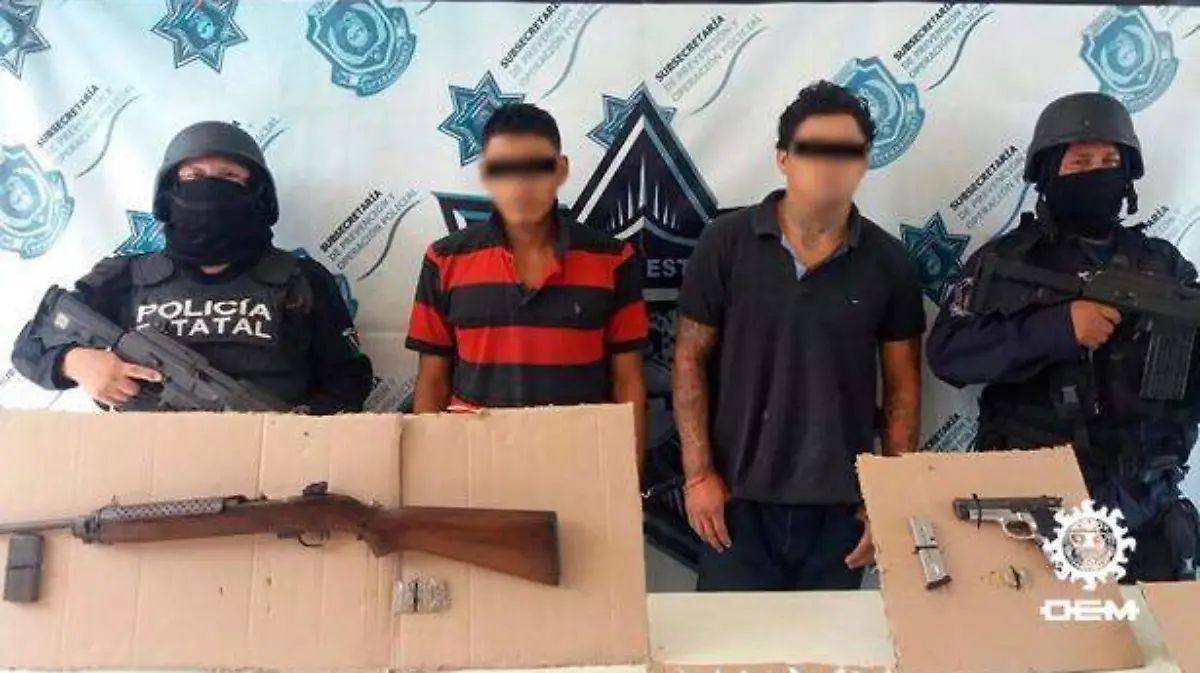 Acapulco - Detenidos en Zihuatanejo por portar armas