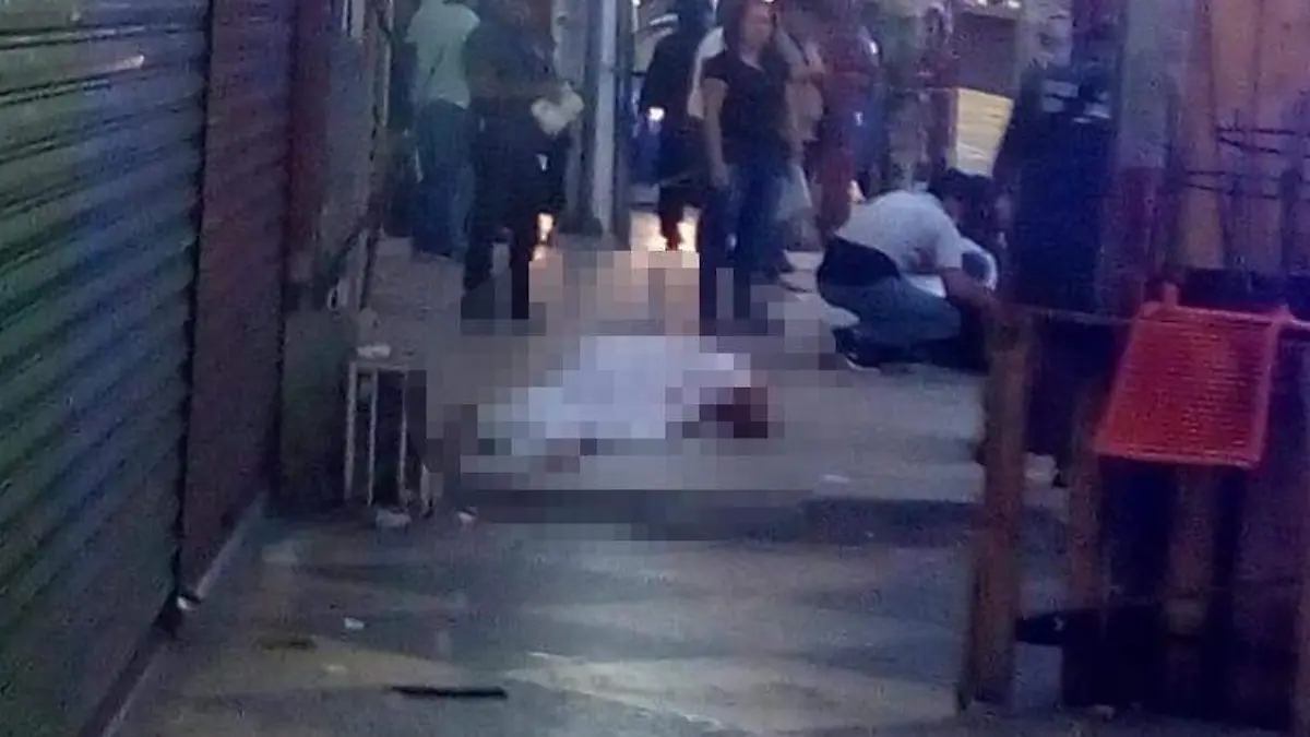 Asesinado en centro