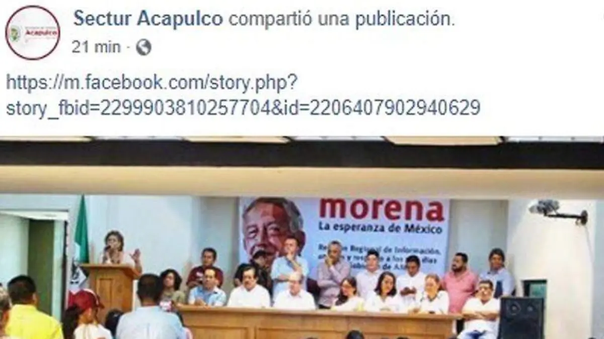 Acapulco Sectur morena