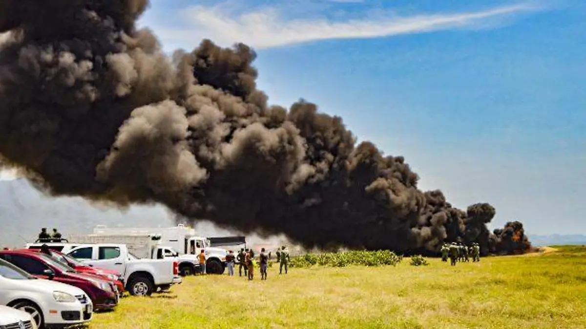 Militares incineran narcóticos 2