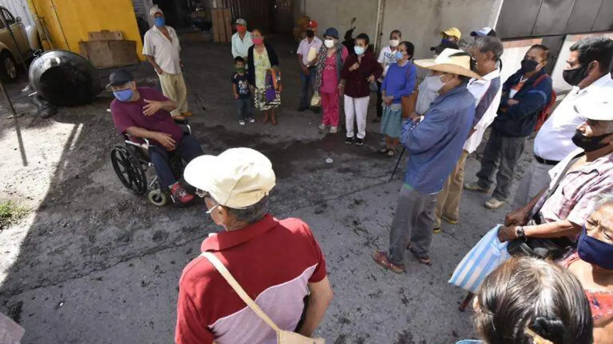 Protesta adultos mayores