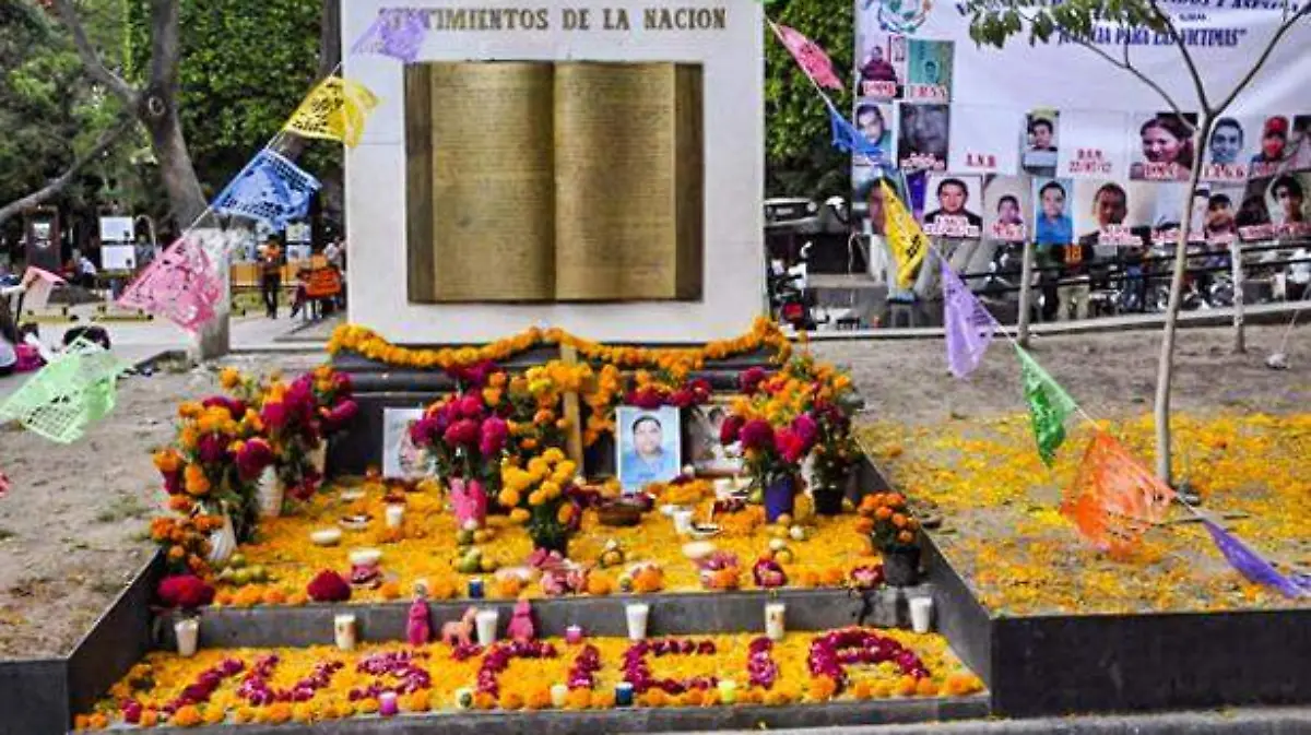 Chilpancingo altar para desaparecidos y muertos