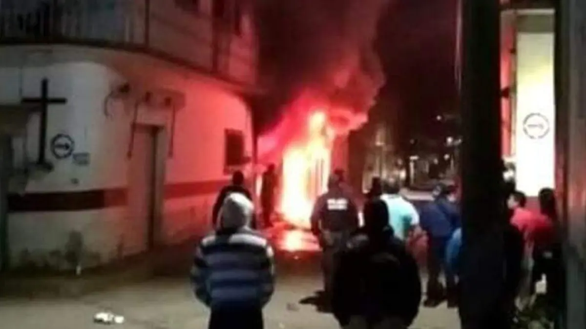 Explosión tanque de gas