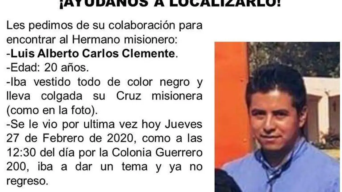 Clérigo desaparecido