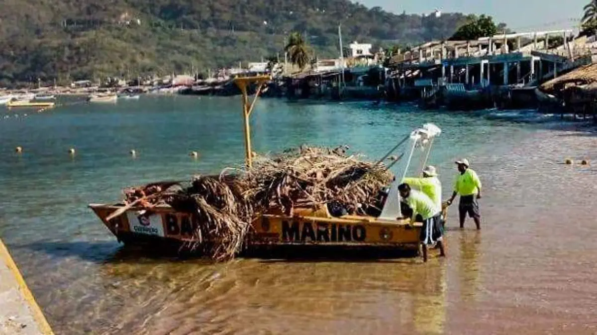 Acapulco . barredora de playas