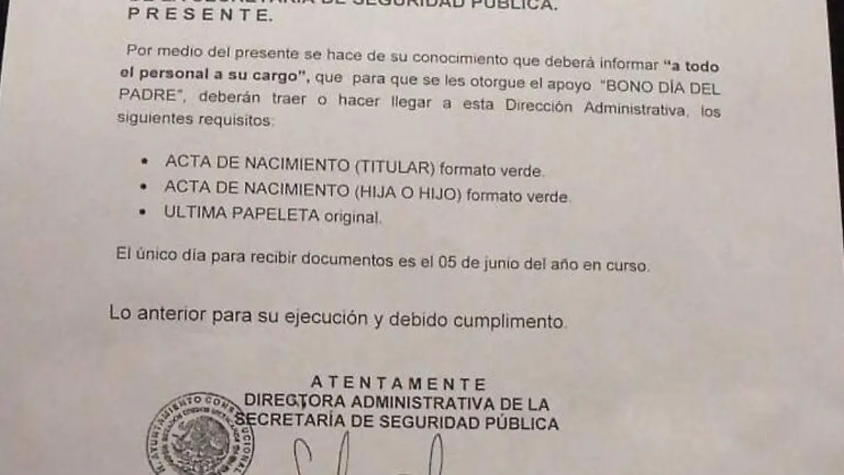 Acta Policías