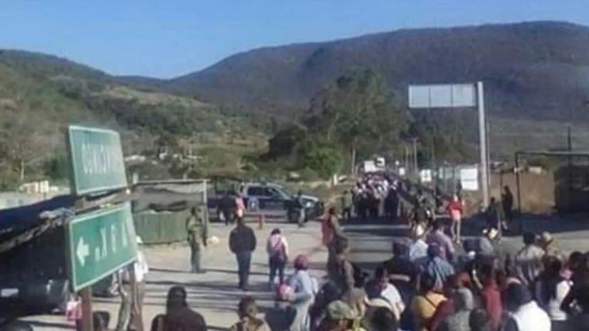 ceteg bloqueo carretera