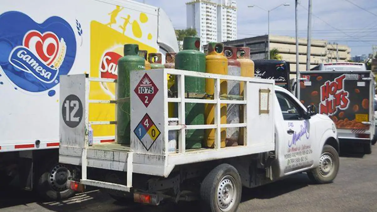 camionetas de tanques de gas