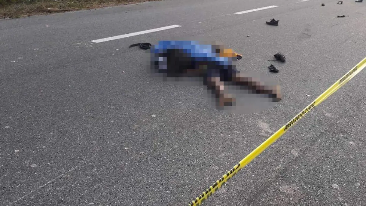 motociclista muerto