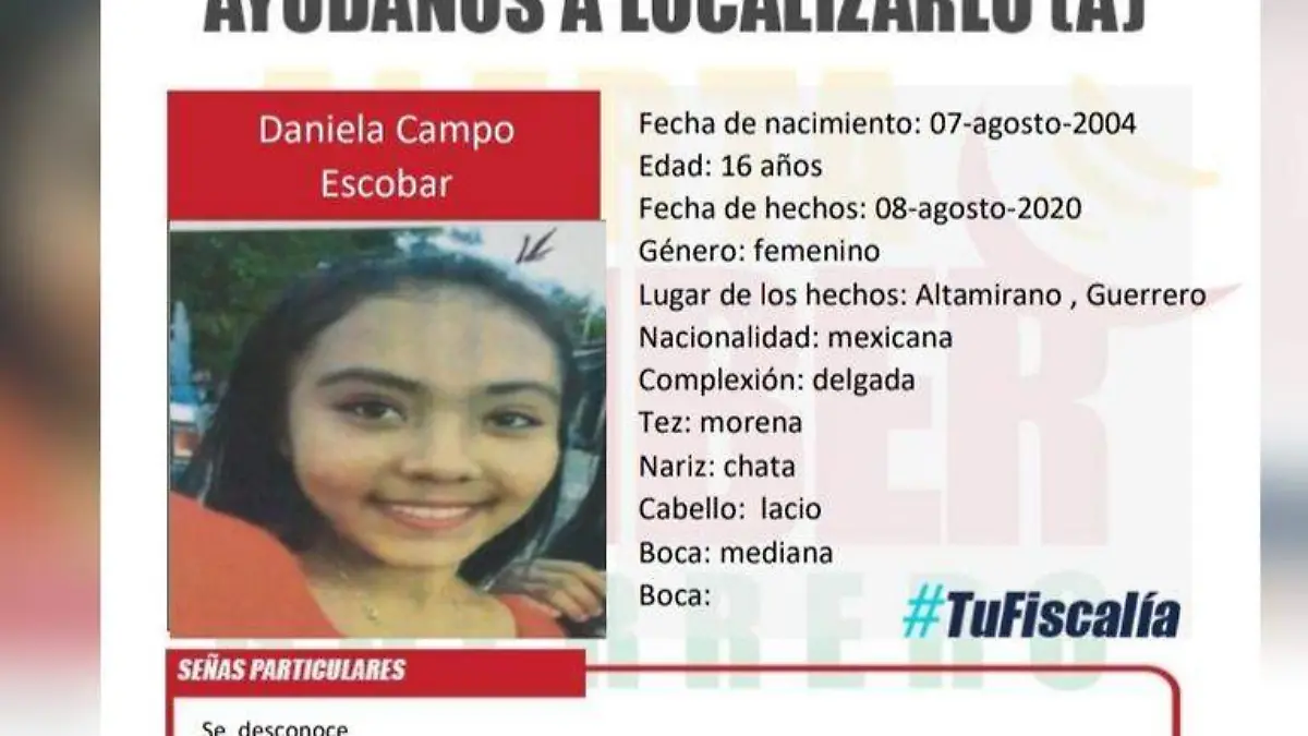Menos desaparecida