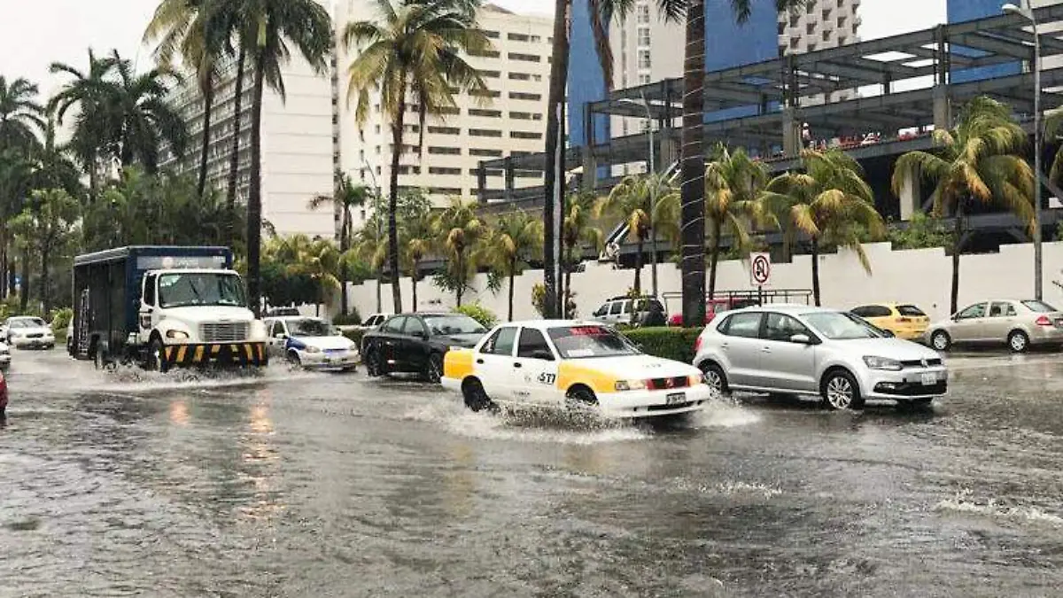 transporte acapulco lluvias