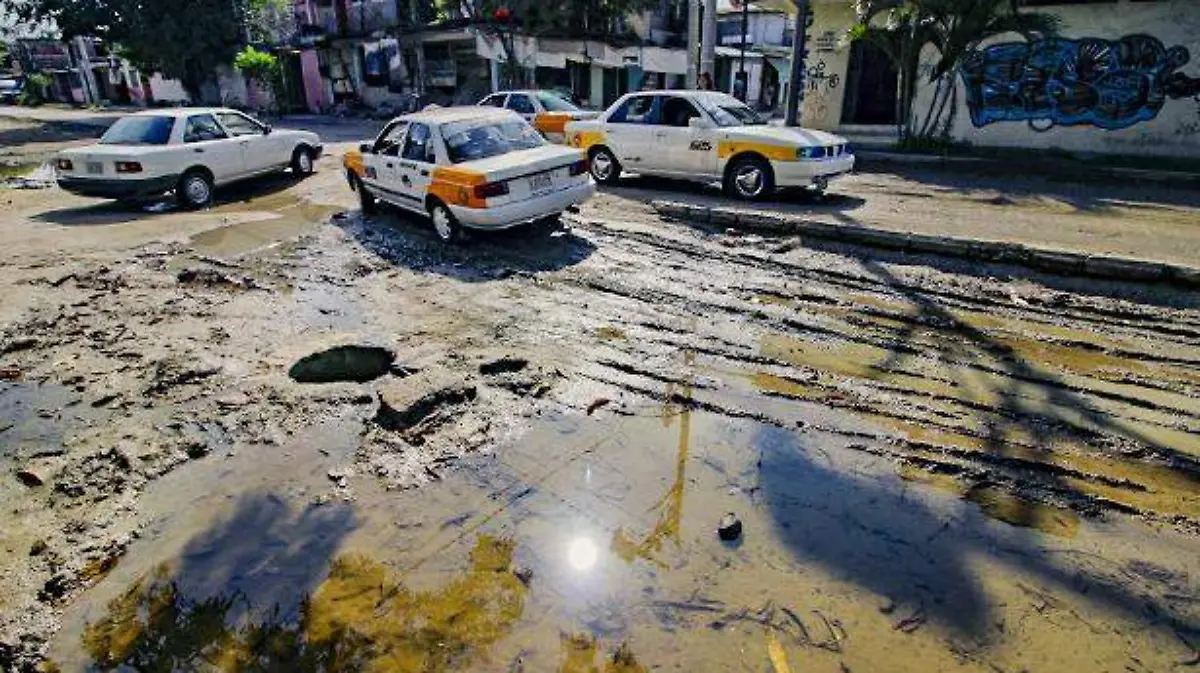Acapulco - encharcamientos por lluvias en Acapulco