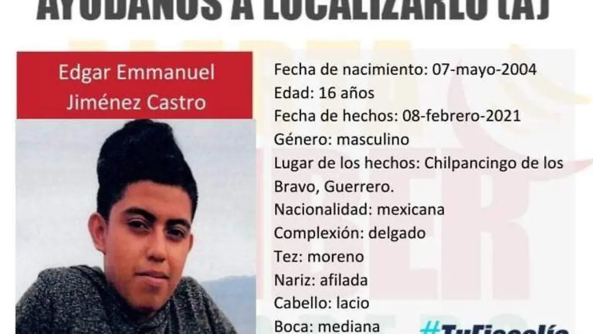 Alerta Amber Chilpancingo