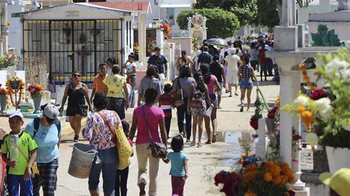 Acapulco celebración día de muertos en panteones de Acapulco 3