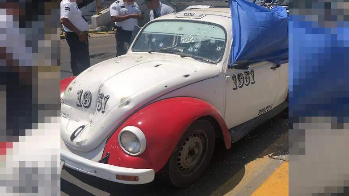 taxi baleado