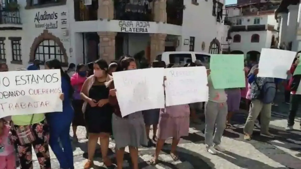 taxco protesta