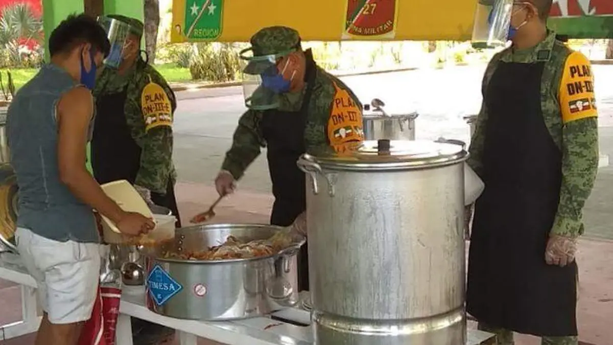 Sedena Entrega alimento renacimiento