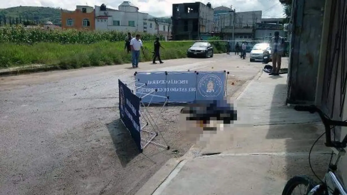 Chilapa muerto en la calle 2