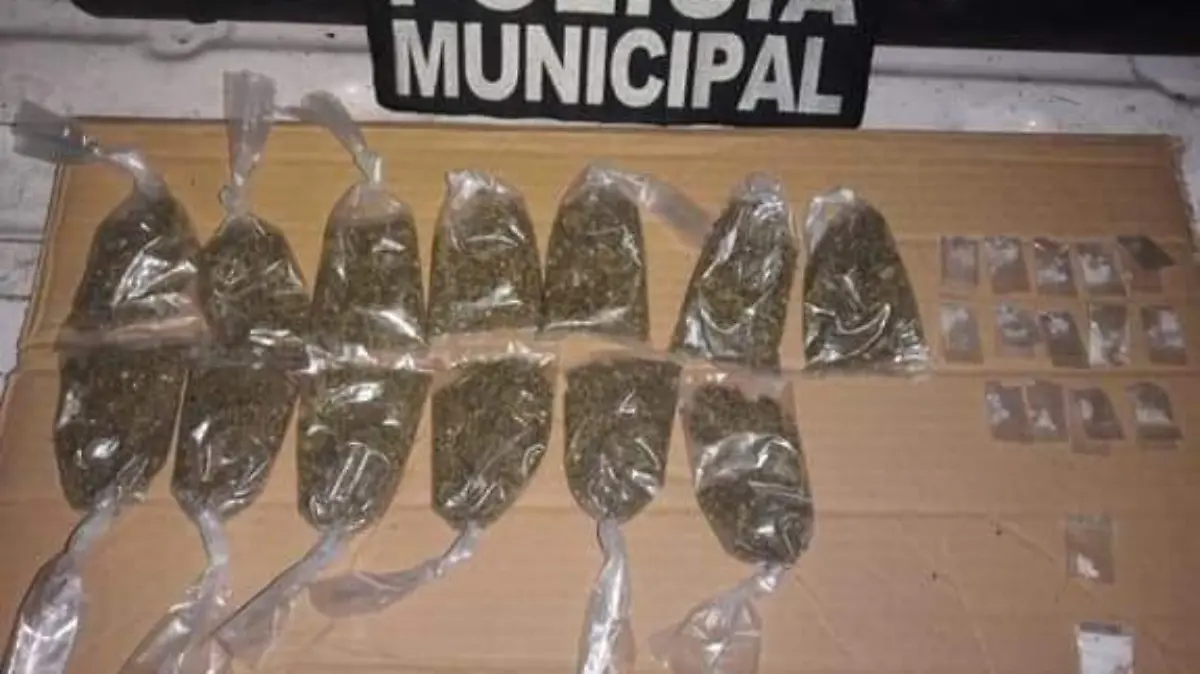 decomisan presunta droga