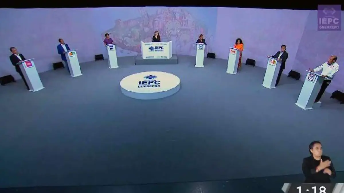 Candidatos debate