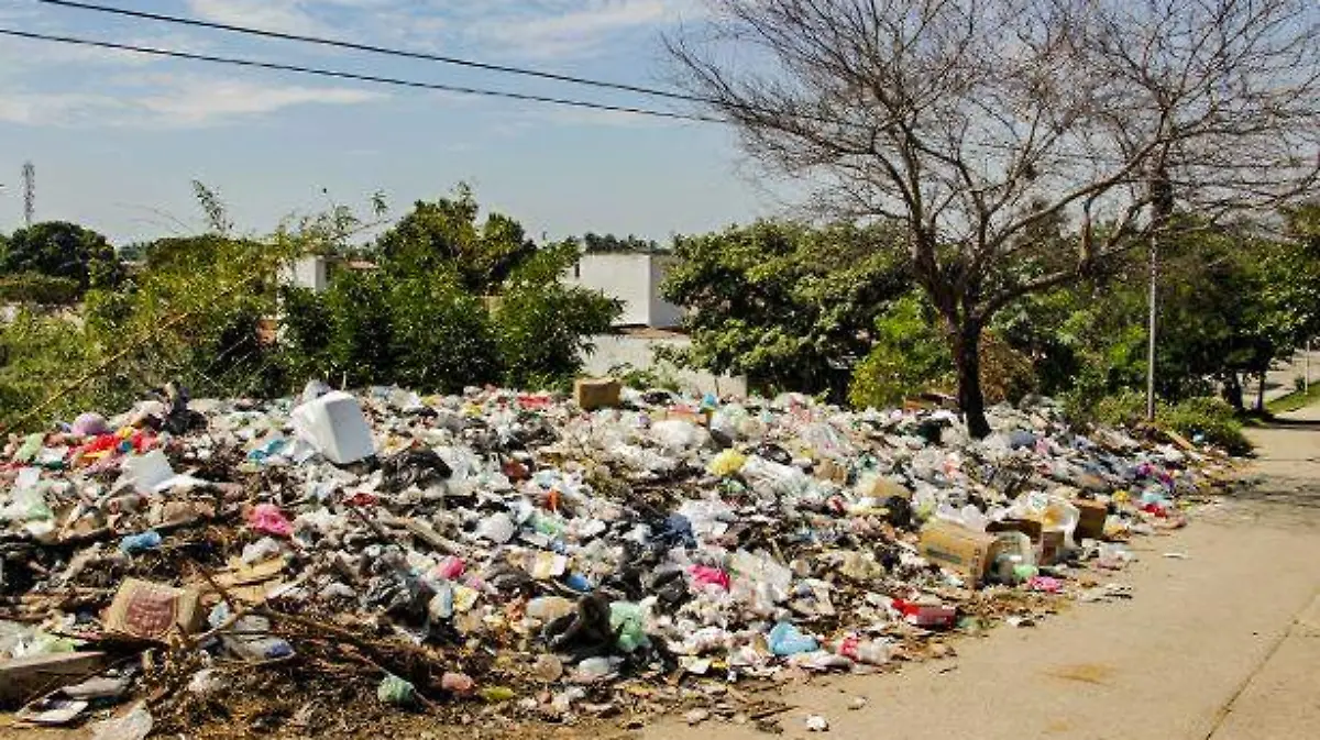 Reaparece basura en la colosio 2